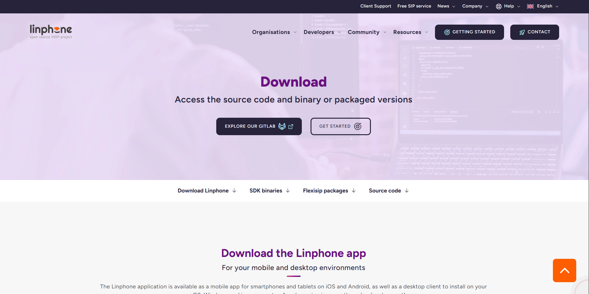 Download do Linphone